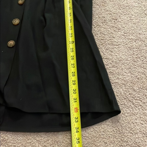 SHEIN Black Flutter Sleeve Wrap Mini Dress - Picture 4 of 4